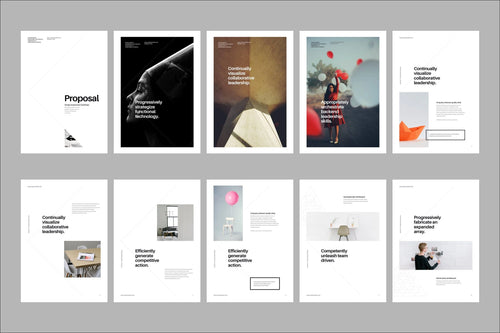 A4 PowerPoint Presentation Template product preview image 2