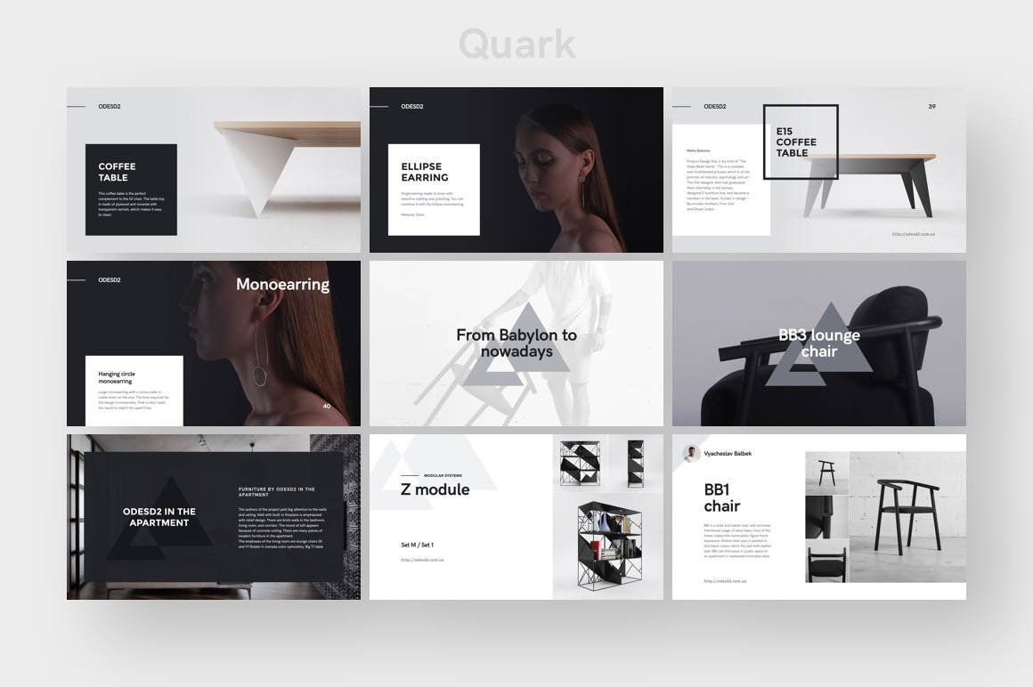 Quark Presentation - Product Showcase Keynote Template product preview image 4
