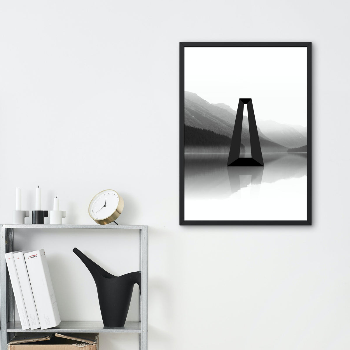 LAKE PORTAL digital wall art print for home decor, minimalist music album cover, book cover or wallpaper product preview image 11
