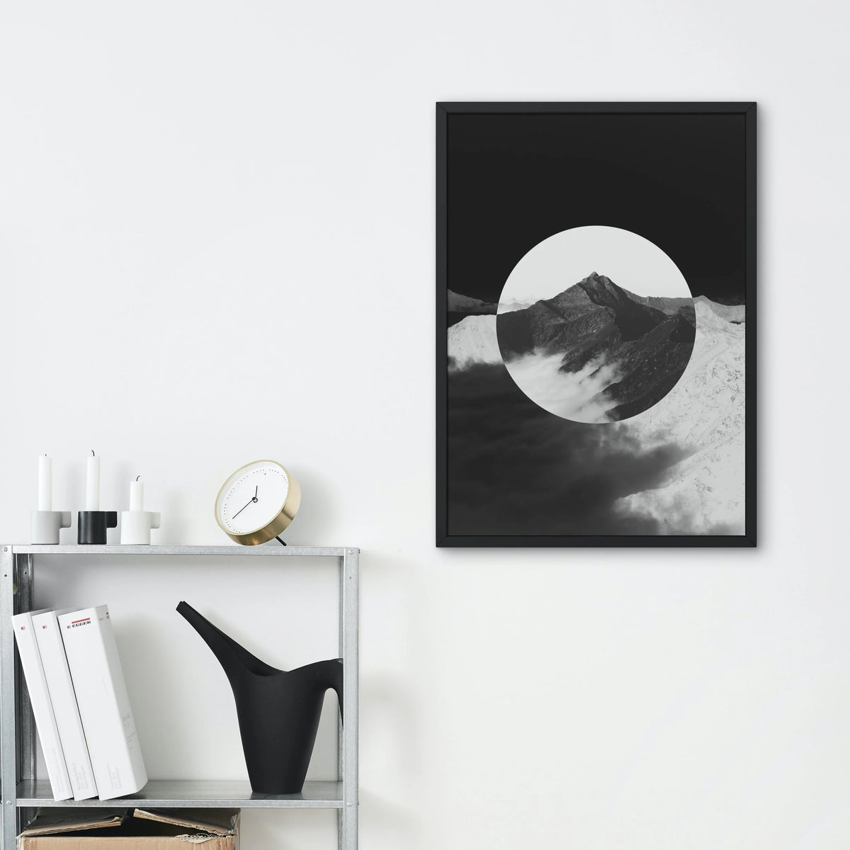 BLACK MOUNTAIN digital wall art print for home decor, minimalist music album cover, book cover or wallpaper product preview image 12