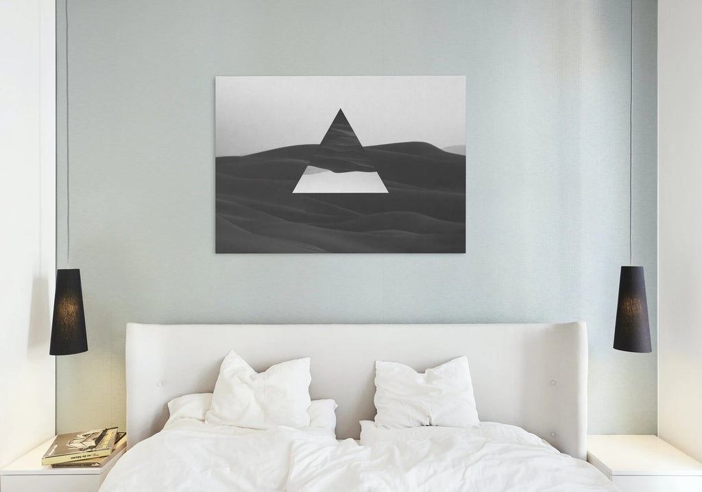 LEVITATING TRIANGEL home decor digital wall print art, minimalist album cover, book cover or wallpaper product preview image 15