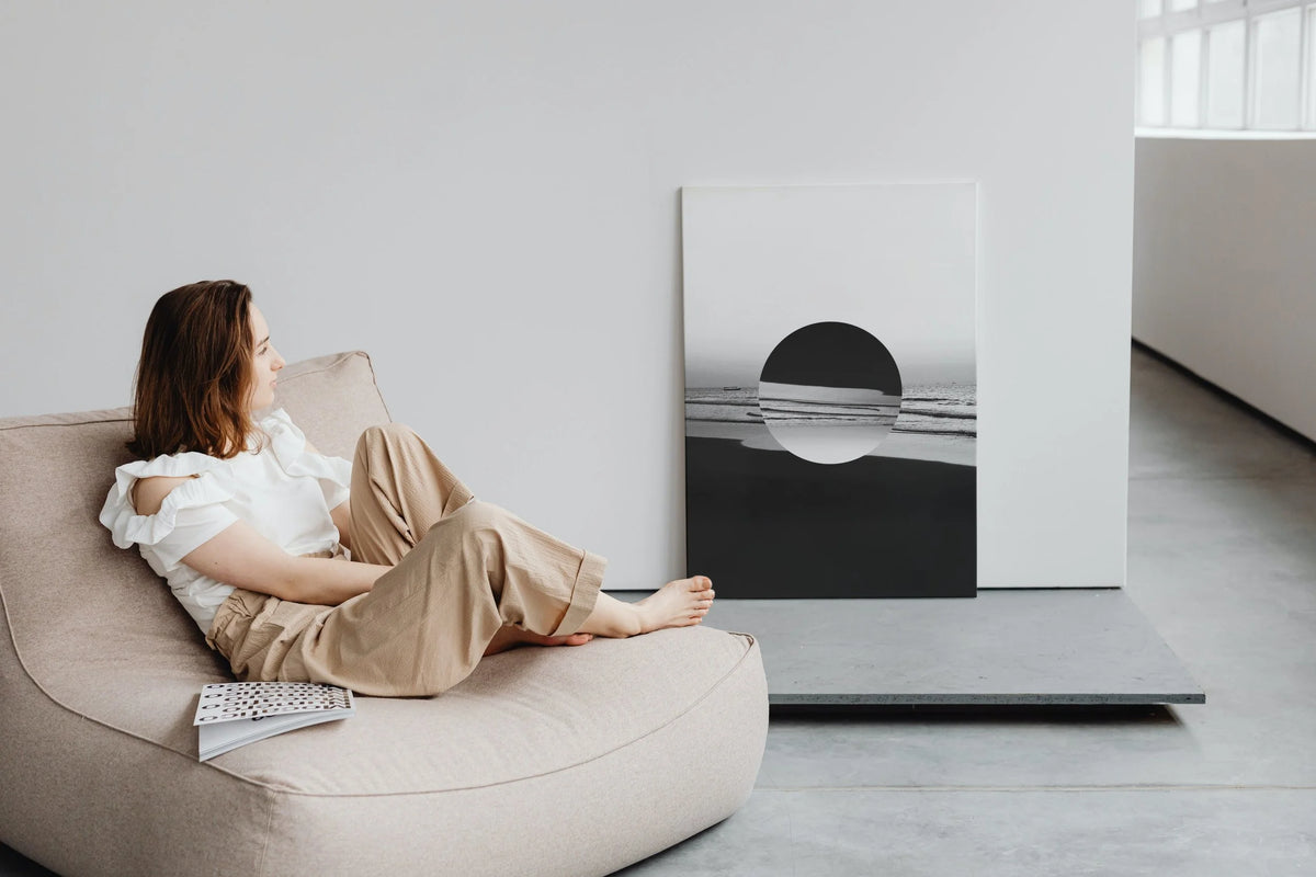 MINIMAL WAVES home decor digital wall print art, minimalist album cover, book cover or wallpaper product preview image 2