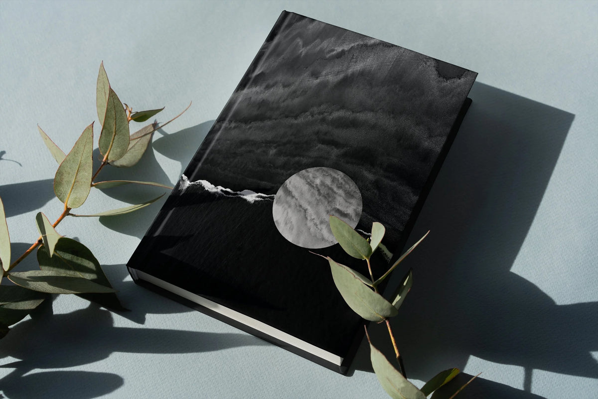 VIBRANT MOON digital wall art print for home decor, minimalist music album cover, book cover or wallpaper product preview image 14